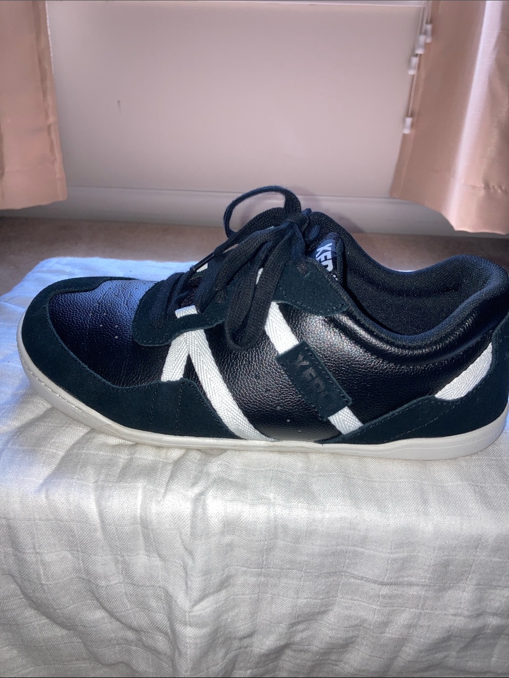 Women's Black & White Sneakers - Picture 7 of 14